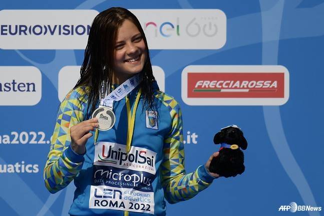 우크라이나 국적으로 2022년 유럽선수권 은메달을 목에 건 소피아 리스쿤. /AFPBBNews=뉴스1