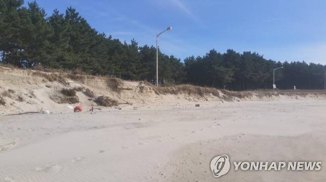 해안 침식 [연합뉴스 자료사진]