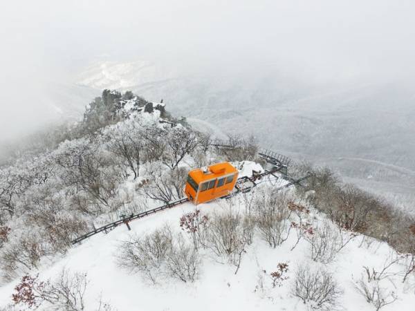 함양 대봉스카이랜드 모노레일. / 경남도