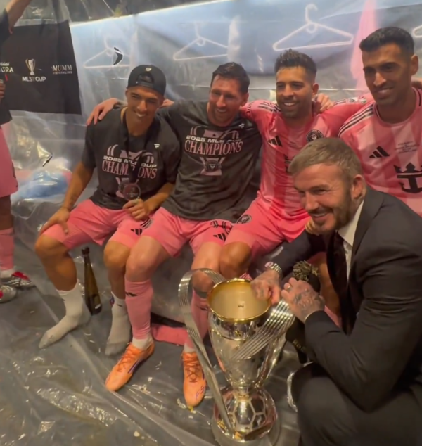 정상에 오른 인터 마이애미(사진=인터 마이애미 공식 SNS)