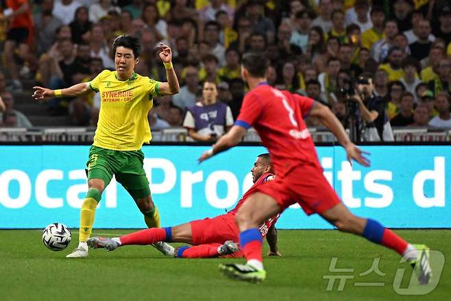 낭트의 권혁규.  ⓒ AFP=뉴스1