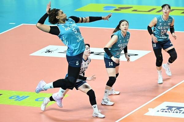 공격하는 GS칼텍스 지젤 실바. /사진=KOVO