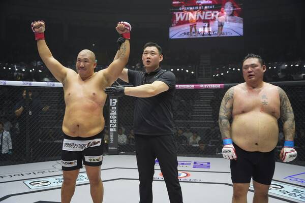 허재혁(왼쪽)과 김남신. ⓒ로드FC