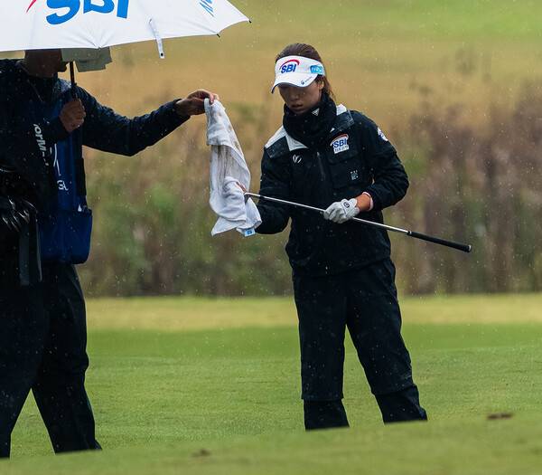 미국여자프로골프(LPGA) 투어 2026시즌 출전권이 걸린 2025 LPGA 퀄리파잉 시리즈 파이널 스테이지(Q-시리즈 최종전)에 출전한 장타자 이동은 프로가 2라운드에서 경기하는 모습이다. 사진제공=LPGA 엡손투어 (사진을 무단으로 사용하지 마십시오.)