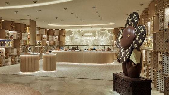 4층에 마련된 초콜릿 숍 ‘르 쇼콜라 막심 프레데릭 앳 루이비통’. 사진=루이비통 제공