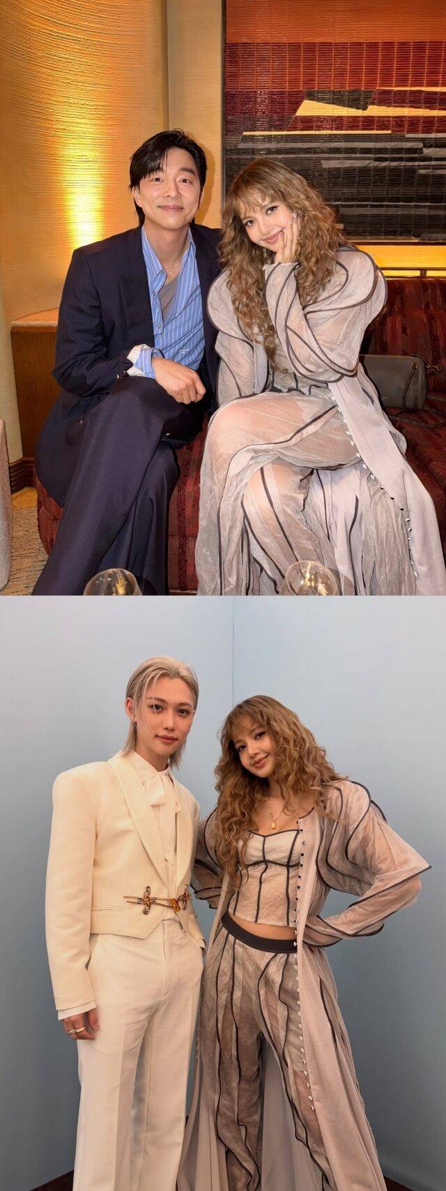 그룹 블랙핑크 멤버 리사가 명품 브랜드 행사에 참석해 인증샷을 남겼다. / 리사 인스타그램