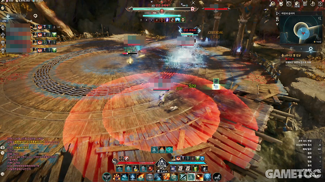 번견 쿠하푸 주요 패턴 붉은 장판 (사진= 서동규 객원기자)