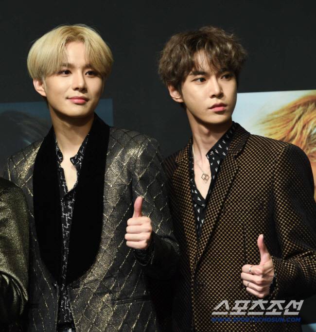 NCT 정우(왼쪽), 도영. 스포츠조선DB