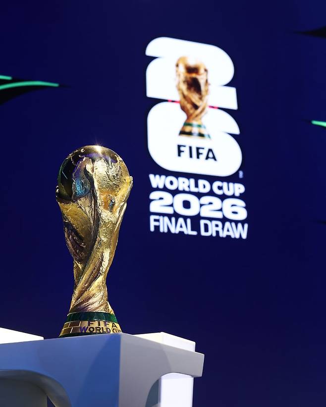 2026 FIFA 북중미 월드컵 조 추첨이 6일 미국 워싱턴 D.C.의 존 F. 케네디 센터에서 열렸다. 역대 최다인 48개국이 경쟁하는 이번 대회에선 32강 토너먼트가 추가돼 여정이 길어졌으나, 행운의 조를 만날 가능성이 커졌다. 사진=FIFA