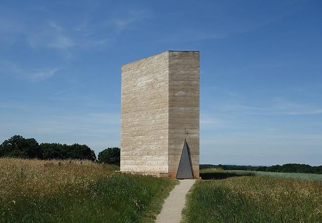 The Bruder Klaus Field Chapel in Mechernich near Cologne, Germany. [KIM BONG-RYEOL]