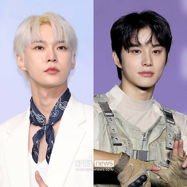 ▲ NCT 도영(왼쪽), 정우. ⓒ곽혜미 기자
