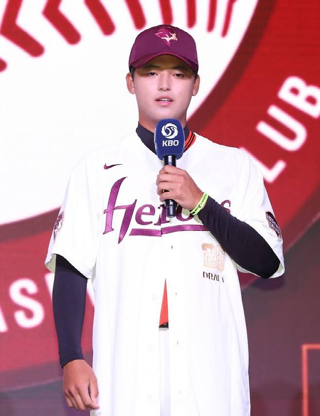2026 KBO리그 신인드래프트에서 전체 1순위로 키움히어로즈에 입단한 박준현. 사진=뉴시스