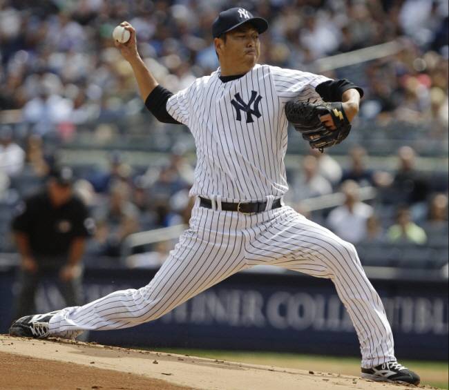 양키스 시절 구로다 히로키. AP연합뉴스
