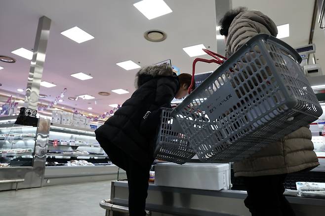 지난 7일 서울의 한 대형마트. /연합뉴스