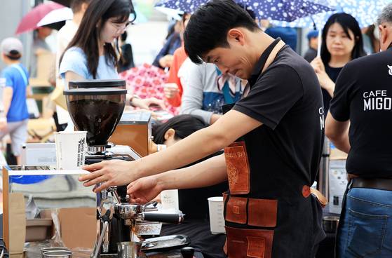 지난 6월 열린 커피축제의 모습.  사진 노원구