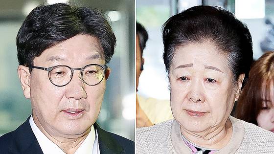 권성동 의원은 한학자 통일교 총재를 만난 뒤 윤영호 전 통일교 세계본부장으로부터 1억원을 받은 혐의로 구속기소됐다. 연합뉴스