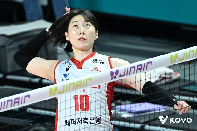 ▲ 스파이크하는 박정아 [KOVO] 