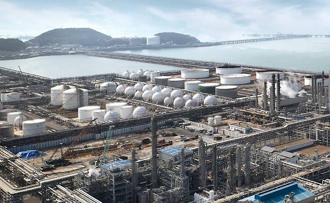 충남 서산시 LG화학 HVO 공장 건설현장. 사진=LG화학