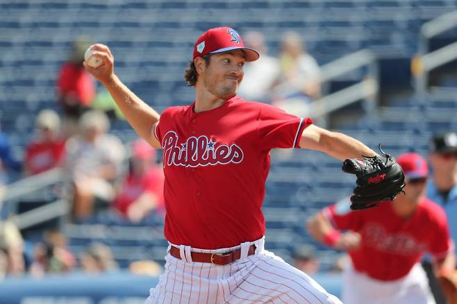 드류 앤더슨이 5시즌 만에 메이저리그로 돌아간다. 사진은 필라델피아 필리스 시절 앤더슨의 모습. /사진=로이터