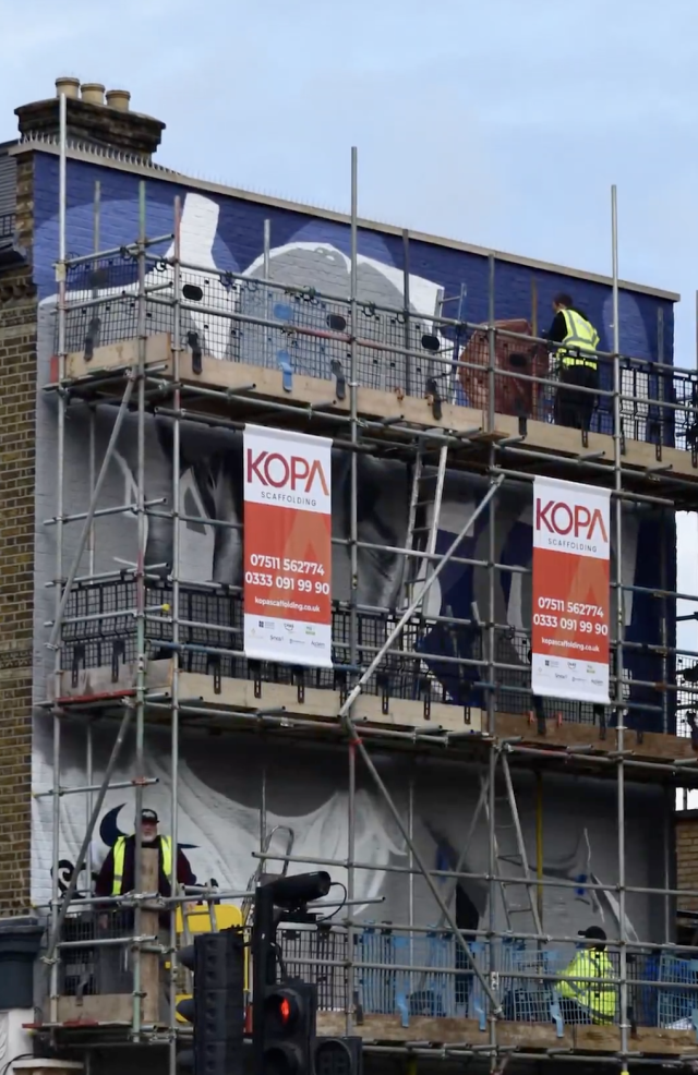 손흥민 벽화/토트넘 SNS