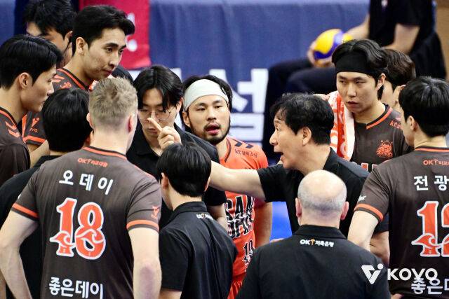 OK저축은행 신영철 감독/KOVO