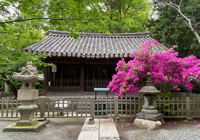 해체하기 전 관월당 모습. 국가유산청 제공