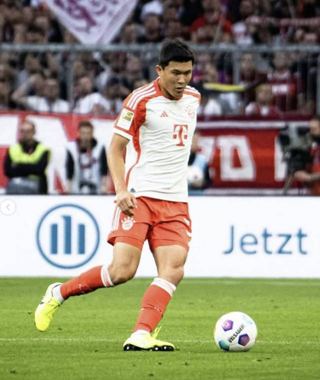 바이에른 뮌헨에서 뛰고 있는 김민재. 뮌헨 SNS 제공