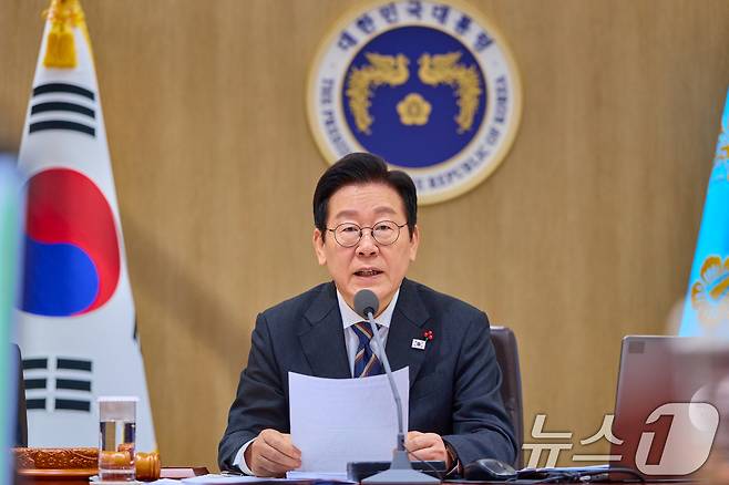 이재명 대통령이 9일 서울 용산 대통령실 청사에서 열린 국무회의에서 발언하고 있다. (대통령실 제공. 재판매 및 DB 금지) 2025.12.9/뉴스1 ⓒ News1 허경 기자