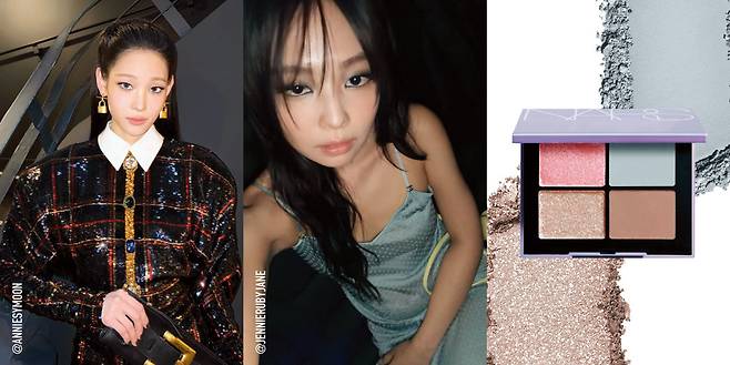 나스 쿼드 아이섀도우 #솔라리스(오른쪽).