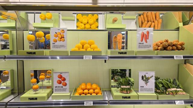 하우스 오브 신세계 청담의 과일 코너.
