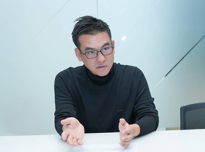 조용준 세라젬 미래전략추진단장(전무)이 10일 서울 강남구 사옥에서 조선비즈와 인터뷰하고 있다./세라젬