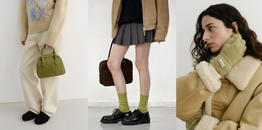 던스트 올리브그린 컬러 액세서리. [사진=LF]