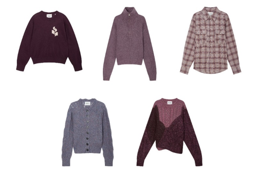 이자벨마랑 25FW 퍼플 제품. [사진=LF]