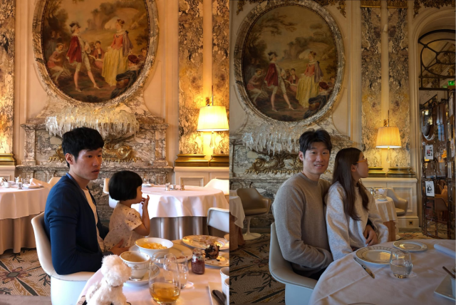 박지성과 딸 연우의 10년 전과 현재 모습. 김민지 인스타그램