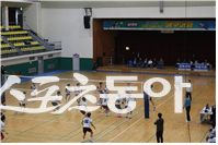 전국학교스포츠클럽축전 배구대회 경기 모습. 사진｜김물결 학생기자