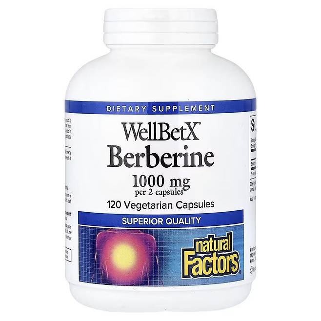 WellBetX® 베르베린, 베지 캡슐 120정(캡슐당 500mg)