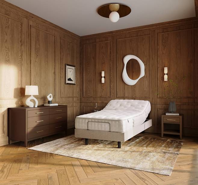 신세계까사 마테라소의_모션 베드 '르 무브'와 비건 폼 매트리스 '오아시스'./제공=신세계까사