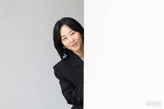 11월26일 강말금 배우가 <고당도>의 개봉을 앞두고 <시사IN>에 방문해 인터뷰를 했다. ⓒ시사IN 신선영