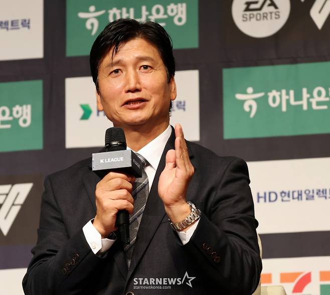 정정용 김천 상무 감독. /사진=강영조 선임기자