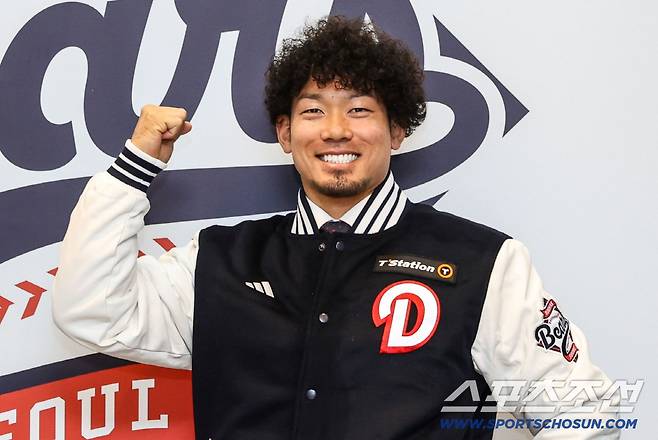 두산 아시아쿼터 선수 타무라 이치로. 사진제공=두산 베어스