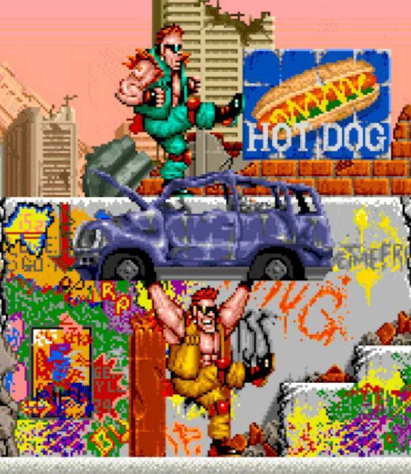 심지어 차를 들고 있어도 발로 공격이 가능하다! 별로 무겁지 않게 여긴다는 반증이다!