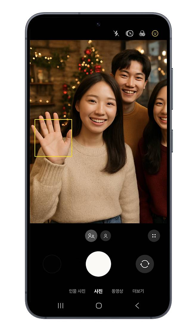 송년 모임 사진 사례. 에이아이(AI)를 활용한 작품. 김성주 제공