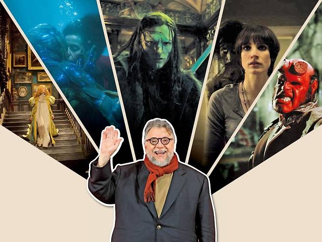 왼쪽부터 (1) 영화 ‘크림슨 피크’의 한 장면.
(2) 영화 ‘셰이프 오브 워터: 사랑의 모양’의 한 장면.
(3) 영화 ‘프랑켄슈타인’의 한 장면.
(4) 영화 ‘마마’의 한 장면.
(5) 영화 ‘헬보이’의 한 장면. /ⓒIMDb·넷플릭스 제공