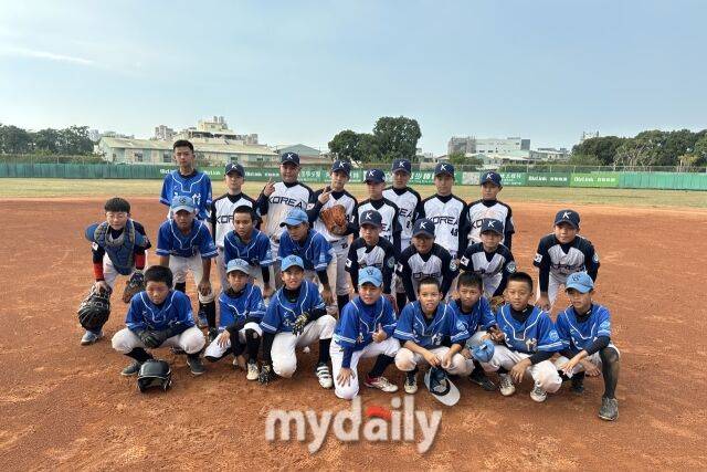 대한유소년야구연맹 20기 유소년K대표팀./타이난(대만)=노찬혁 기자