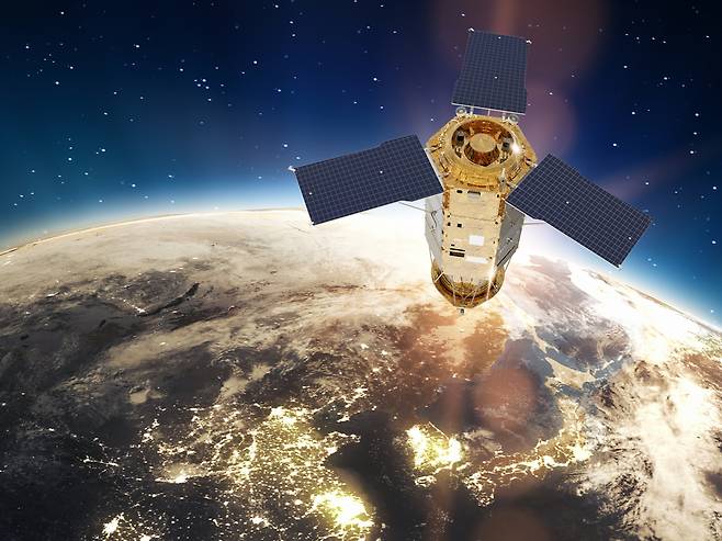 한국항공우주산업(KAI)가 본체 개발을 주관한 다목적 실용위성 7호. 한국항공우주산업 제공