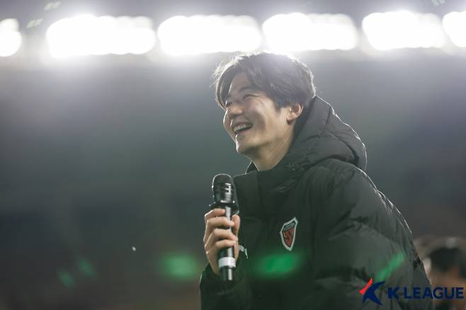 포항 스틸러스 기성용. /사진=한국프로축구연맹 제공