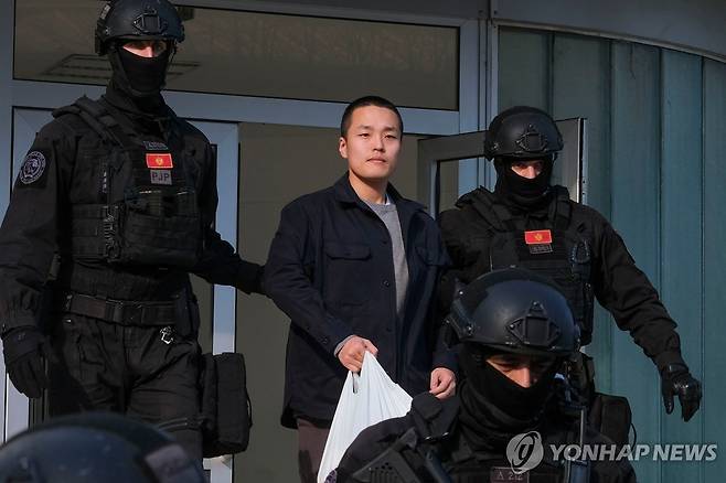 몬테네그로의 권도형 (2024년 3월) [AP 연합뉴스 자료사진. 재판매 및 DB 금지]