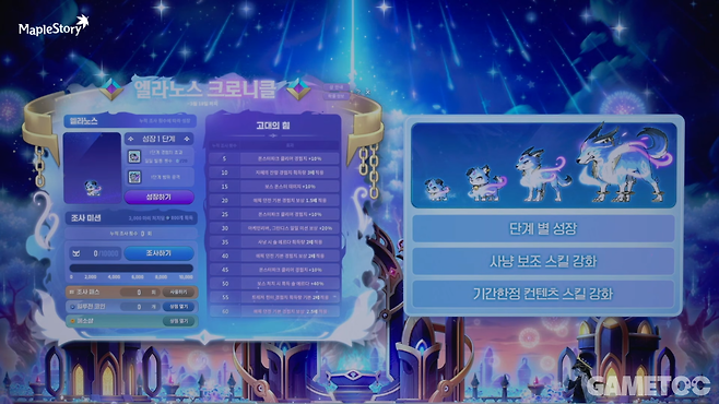 엘라노스 키우기&nbsp;(사진=메이플스토리 유튜브)