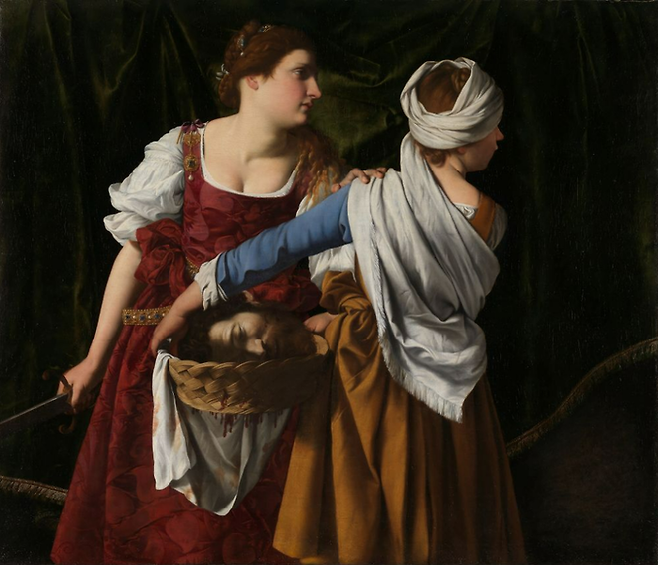 Orazio Gentileschi [Judith and her Maidservant with the Head of Holofernes], 1608-12 ©Nasjonal Museet