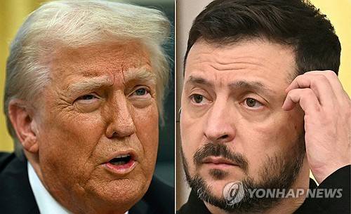 트럼프와 젤렌스키 [AFP 연합뉴스 자료사진. 재판매 및 DB 금지]